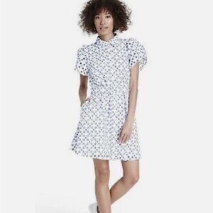 ALEXIS X Target Blue & White Eyelet dress
